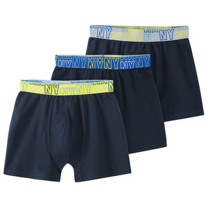 3 Jungen Boxer im Set DUNKELBLAU