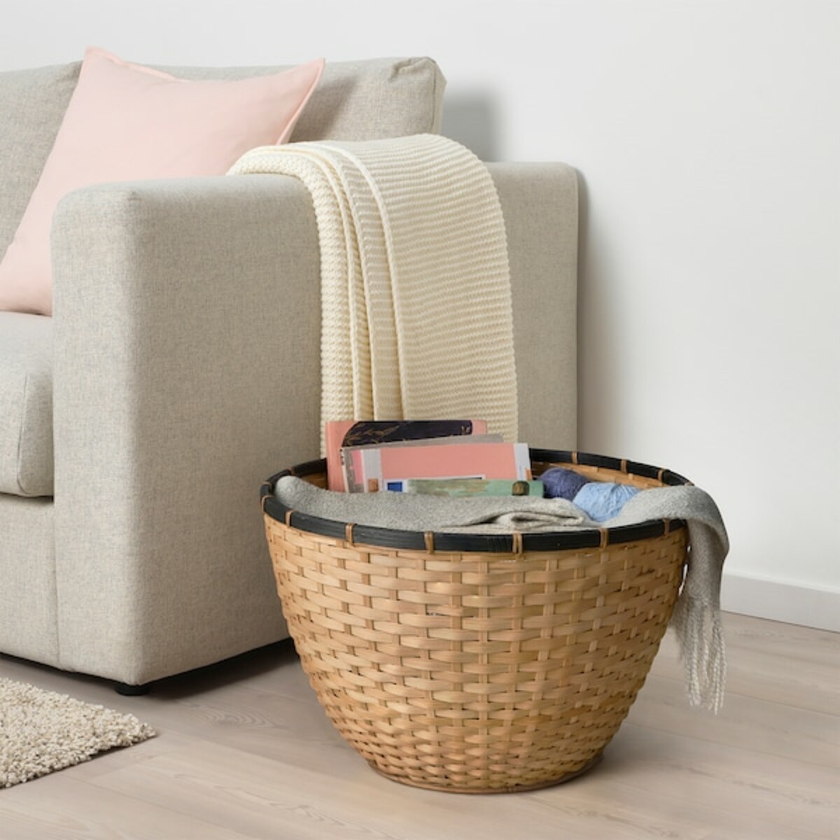 Bild 2 von LÖVRÄFSA  Korb, Bambus 50x32 cm