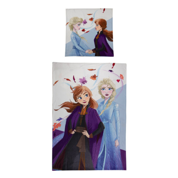 Bild 1 von Kinder-Fleece-Bettwäsche Frozen, 135 x 200 cm