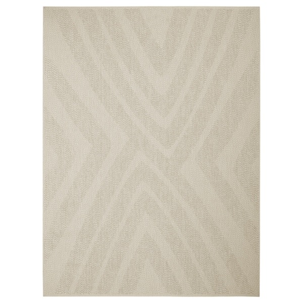 Bild 1 von FULLMAKT  Teppich flach gewebt, drinnen/drau, beige/meliert 240x300 cm