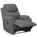 Bild 1 von HOMCOM Relaxsessel, Fernsehsessel mit Liegefunktion, Liegesessel, gepolsterter TV Sessel mit Leinenoptik, Ruhesessel für Schlafzimmer, Grau