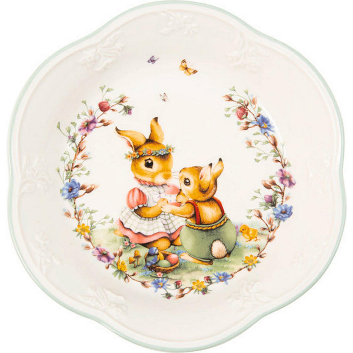 Bild 1 von Villeroy & Boch Schale Spring Fantasy, Mehrfarbig, Keramik, 16x16x3.5 cm, Essen & Trinken, Geschirr, Schalen & Schüsseln, Sonstige Schüsseln