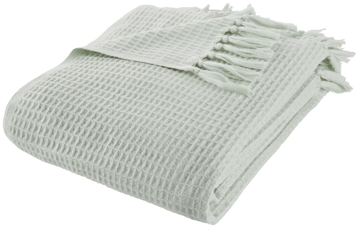 Bild 1 von Decke Susa in Salbeigrün ca. 140x180cm, Salbeigrün