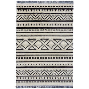 Berberteppich Domino, Creme, Textil, Boho, rechteckig, 120 cm, Reach, AZO-frei, für Fußbodenheizung geeignet, pflegeleicht, Teppiche & Böden, Teppiche, Orientteppiche