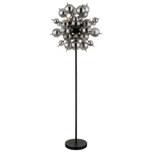 Globo Stehleuchte, Schwarz, Metall, Glas, 155 cm, Lampen & Leuchten, Leuchtenserien
