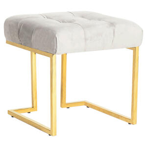 Mid.you Hocker, Taupe, Textil, quadratisch, 48x48x48 cm, Wohnzimmer, Hocker, Sitzhocker