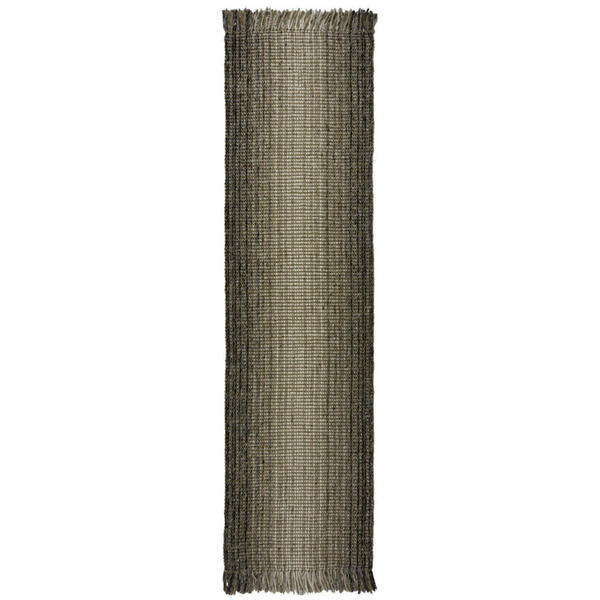 Bild 1 von Läufer Mottle, Grau, Textil, Streifen, rechteckig, 60 cm, Reach, AZO-frei, Handmade in India, für Fußbodenheizung geeignet, pflegeleicht, Teppiche & Böden, Teppiche, Teppichläufer