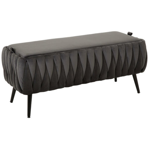 Bild 1 von Xora Hockerbank, Schwarz, Dunkelgrau, Metall, Textil, 2-Sitzer, 110x46x45 cm, Truhe im Sitz, in verschiedenen Größen erhältlich, Esszimmer, Bänke, Sitzbänke