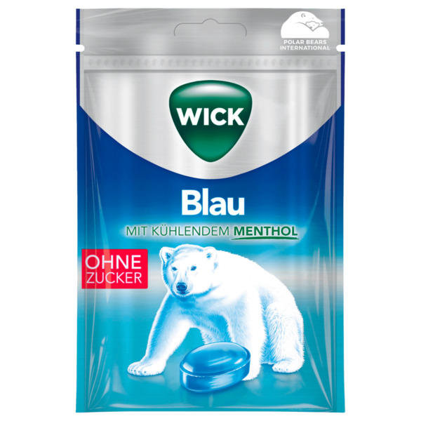 Bild 1 von Wick Blau Menthol ohne Zucker 72g