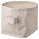 Bild 1 von PURRPINGLA  Korb, textil/beige 25x20x20 cm