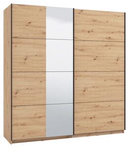 Schwebetürenschrank Gard 200 in Eiche Artisan, Eiche Artisan