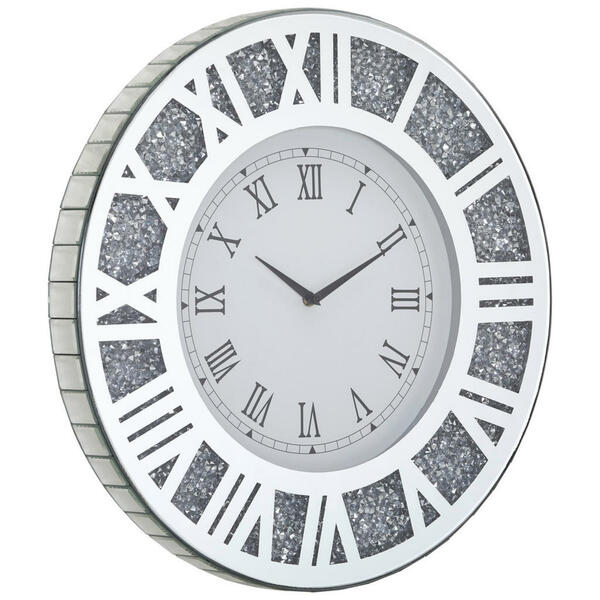 Bild 1 von Xora Wanduhr, Silber, Kunststoff, Glas, 50x50x4.4 cm, RoHS, CE, Dekoration, Uhren, Wanduhren