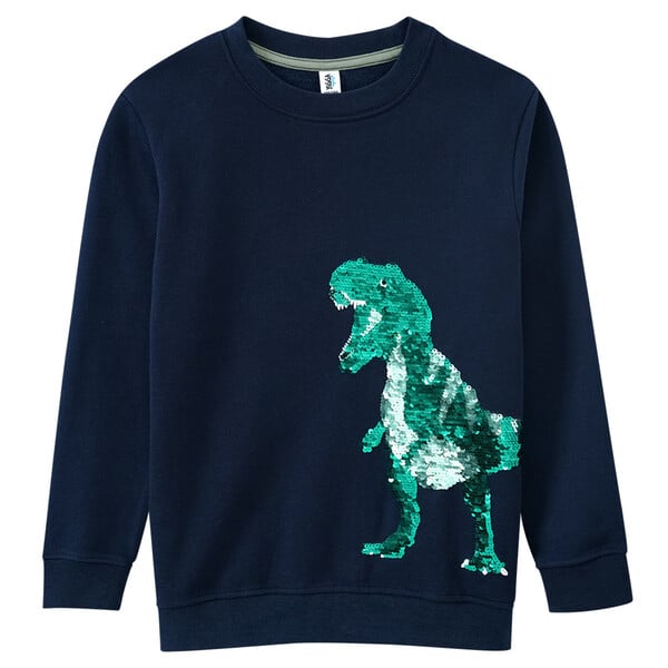 Bild 1 von Jungen Sweatshirt mit Wendepailletten DUNKELBLAU