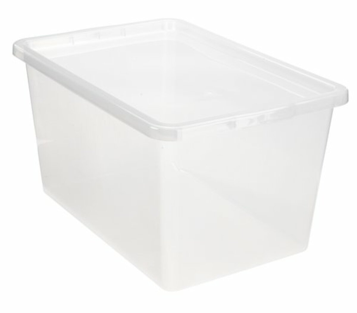 Bild 1 von Aufbewahrungsbox BASIC BOX 52L m/Deckel transparent
