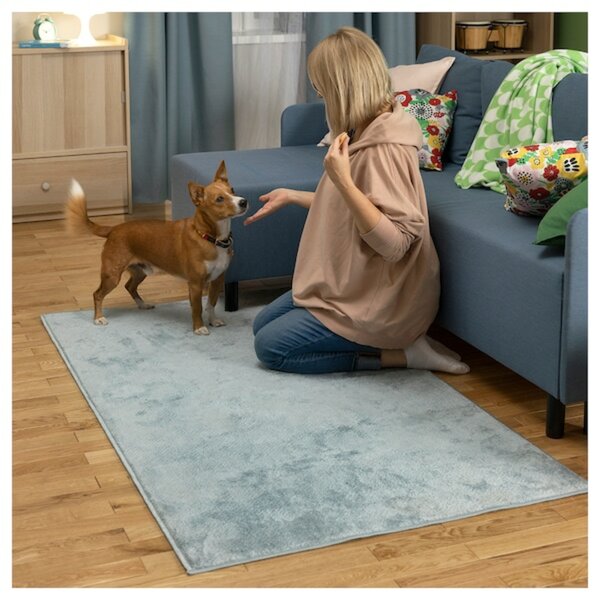 Bild 3 von BRUKSVARA  Teppich, blau 100x180 cm