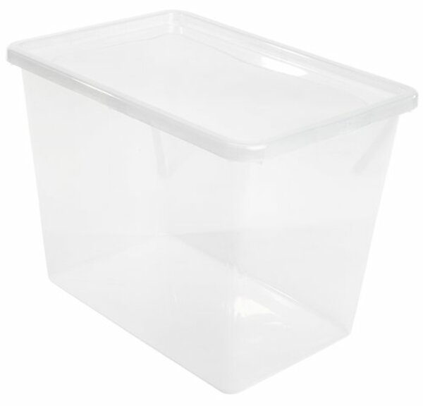 Bild 1 von Aufbewahrungsbox BASIC BOX 80L m/Deckel transparent