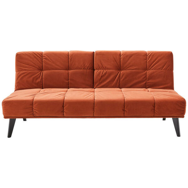 Bild 1 von Carryhome Schlafsofa, Dunkelorange, Textil, Birke, vollmassiv, 3-Sitzer, 185x80x88 cm, Bsci, Relaxfunktion, Liegefunktion, Kinder- & Jugendzimmer, Jugendmöbel, Jugendsofas