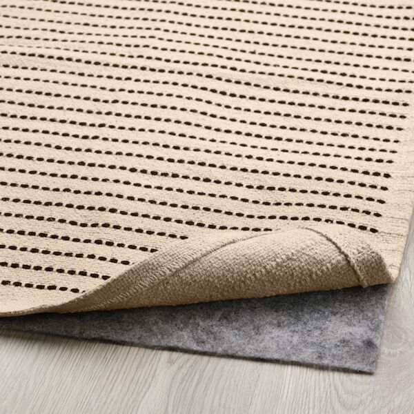 Bild 3 von STARREKLINTE  Teppich flach gewebt, natur/schwarz 185x280 cm