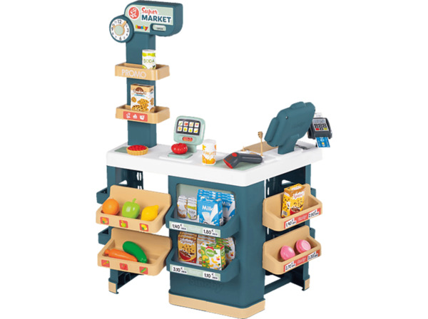 Bild 1 von SMOBY Supermarkt mit Einkaufswagen Spielzeug Mehrfarbig
