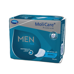 MoliCare Premium MEN Pad, 4 Tropfen, 12x14 Stück