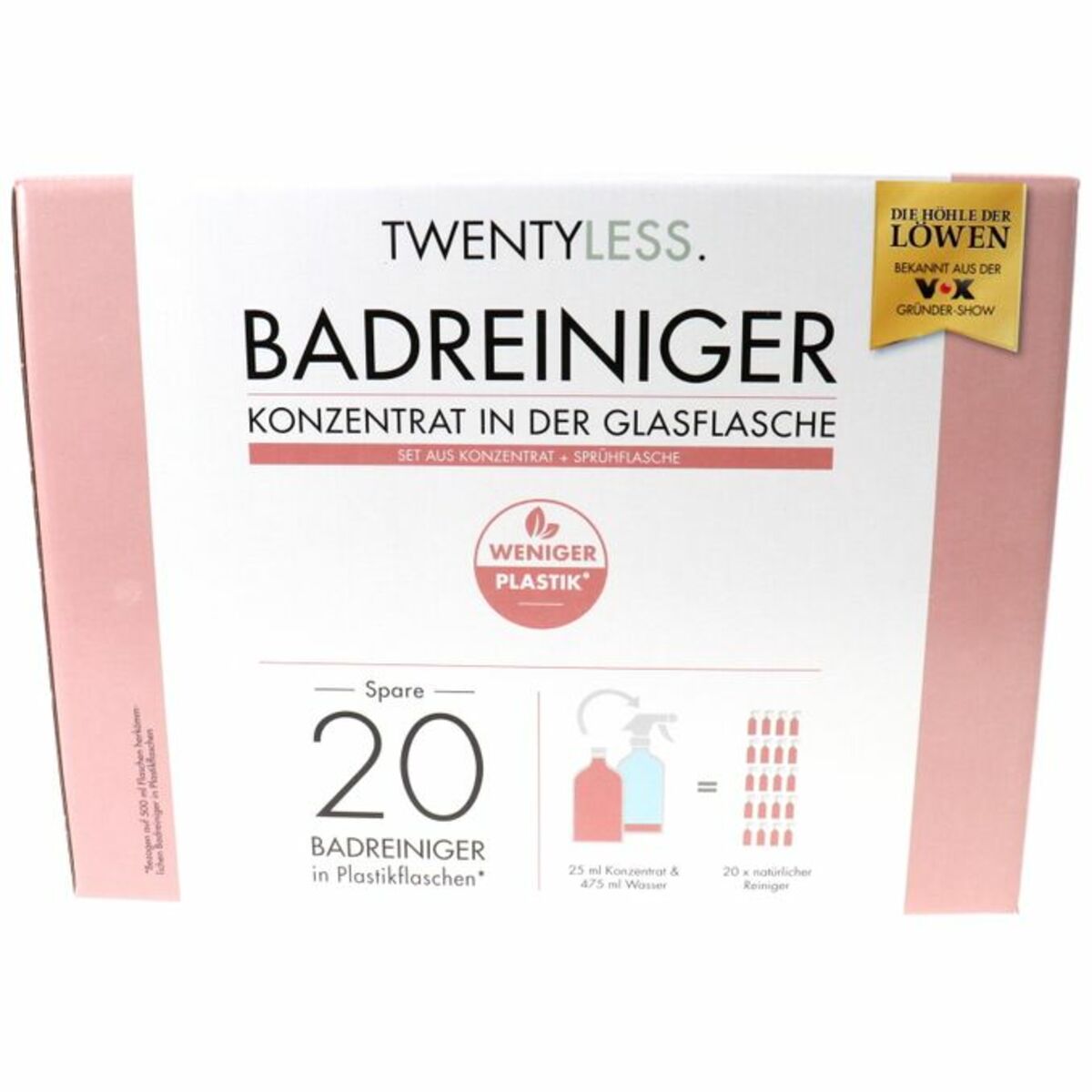 Bild 1 von Twentyless Badreiniger Konzentrat + Sprühflasche