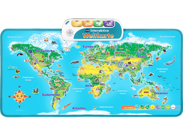 Bild 1 von VTECH Interaktive Weltkarte Weltkarte, Mehrfarbig