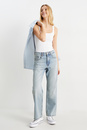 Bild 1 von C&A CLOCKHOUSE-Baggy Jeans-Mid Waist, Blau, Größe: 34