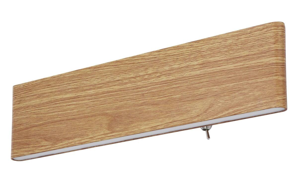 Bild 1 von Wandleuchte ¦ holzfarben ¦ Maße (cm): B: 4,5 H: 8 T: 29,5 Lampen & Leuchten > LED-Leuchten > LED-Wandleuchten - Sconto