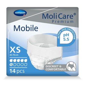 MoliCare Premium Mobile Windelhose 6 Tropfen, 14 Stück, Größe XS