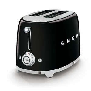 SMEG 2-Schlitz-Toaster Kompakt Schwarz