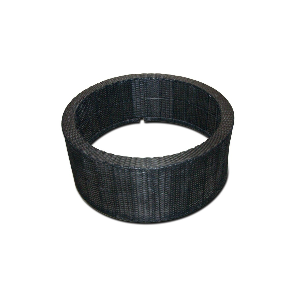 Bild 1 von DECOWALL Wicker II - Polyrattan - Schwarze Beckenumrandung, Kern aus Draht