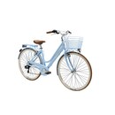Bild 1 von Adriatica Cityfahrrad 28 Zoll RETRO Lady Blau inkl. Korb