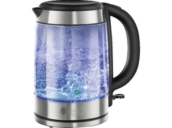 Bild 1 von RUSSELL HOBBS 21600-57 RH Wasserkocher , Glas/Edelstahl/Schwarz