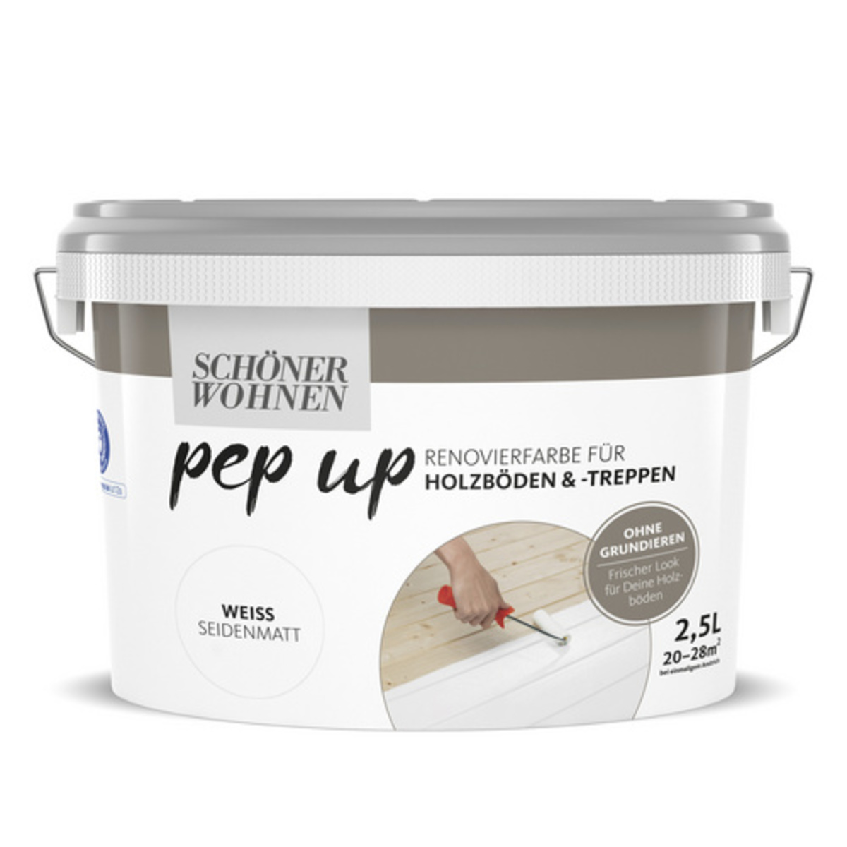 Bild 1 von SCHÖNER WOHNEN FARBE Renovierfarbe »Pep up«, weiß, 2,5l - weiss