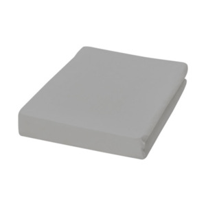 Supersoft Spannbetttuch für Topper, 180-200 x 200-220 cm, grau
