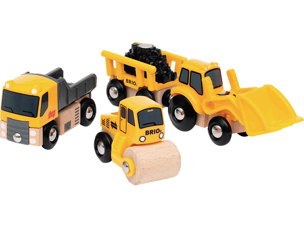 Bild 1 von BRIO Baustellenfahrzeuge Spielset Mehrfarbig