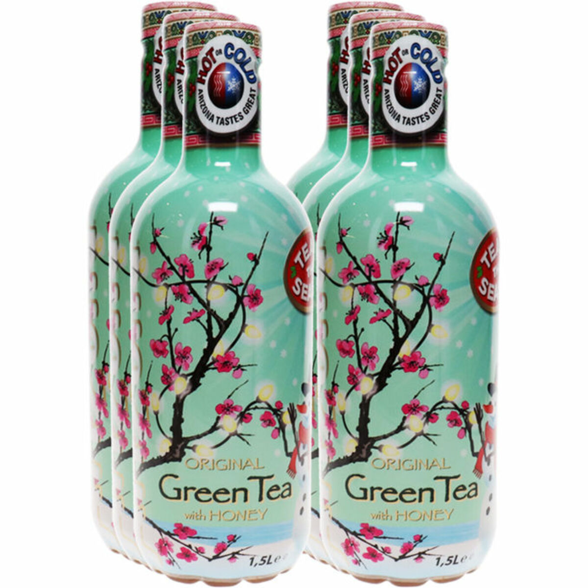 Bild 1 von AriZona Grüntee Honig, 6er Pack