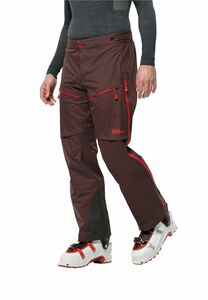 Jack Wolfskin Alpspitze Pro 3L Pants Men Hardshell Skitouren-Hose mit RECCO® Ortungssystem 52 red earth red earth