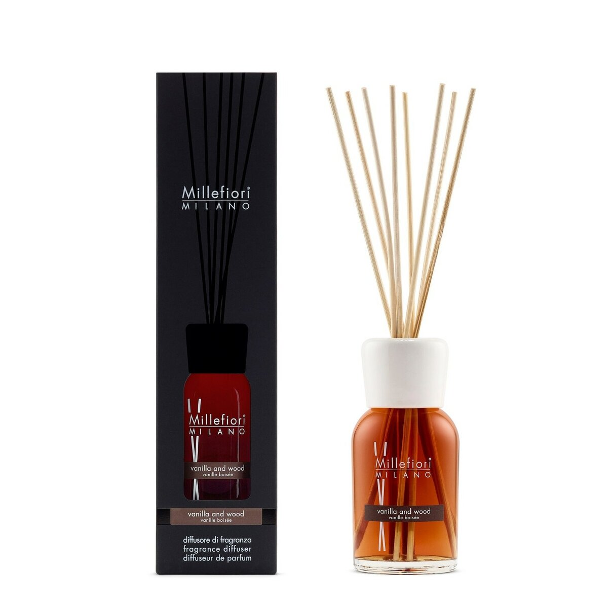 Bild 1 von Millefiori MILANO  Millefiori MILANO Reed Diffuser Vanilla & Wood Raumduft 250.0 ml