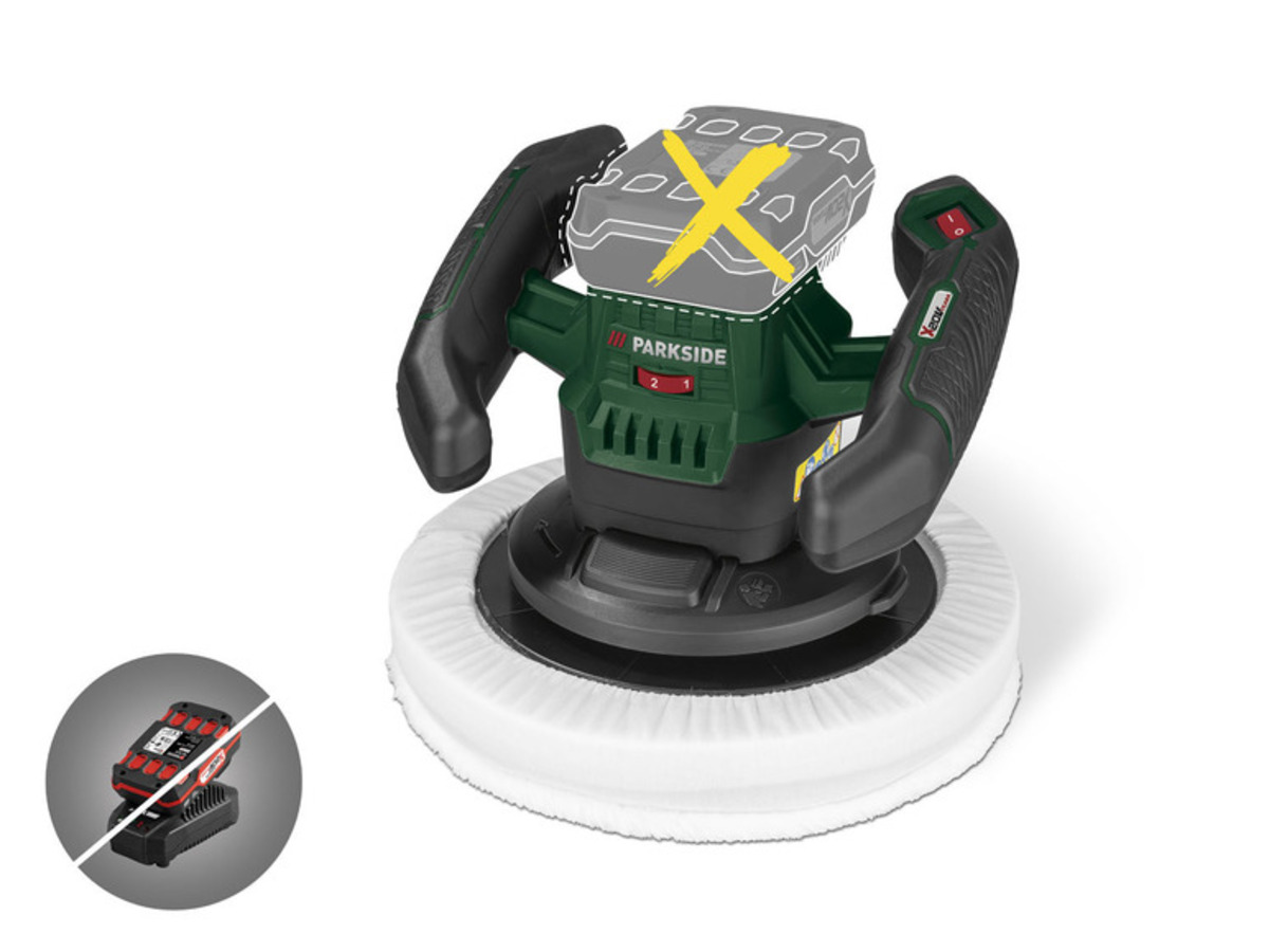 Bild 1 von PARKSIDE® 20V Akku-Poliermaschine »PPMA 20-li B2«, ohne Akku und Ladegerät