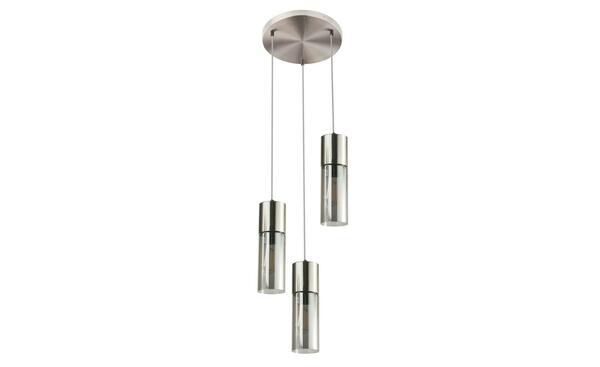 Bild 1 von Pendelleuchte ¦ silber ¦ Maße (cm): B: 30 H: 150 T: 30 Lampen & Leuchten > Deckenlampen - Sconto