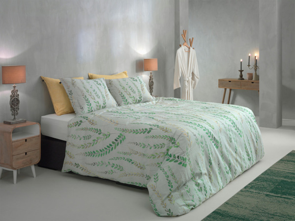 Bild 2 von Face-2-Face Flanell Bettwäsche, grün