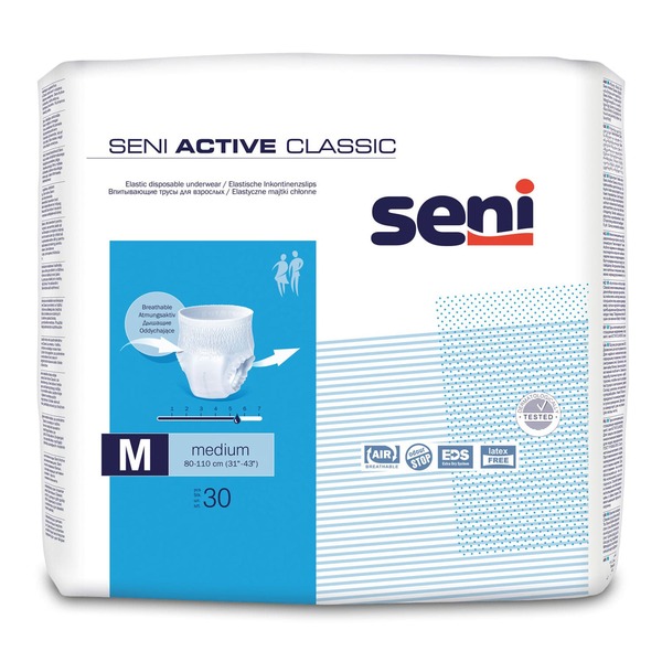Bild 1 von Seni Active Classic, Inkontinenzpants Damen und Herren, Größe M, 30 Stück