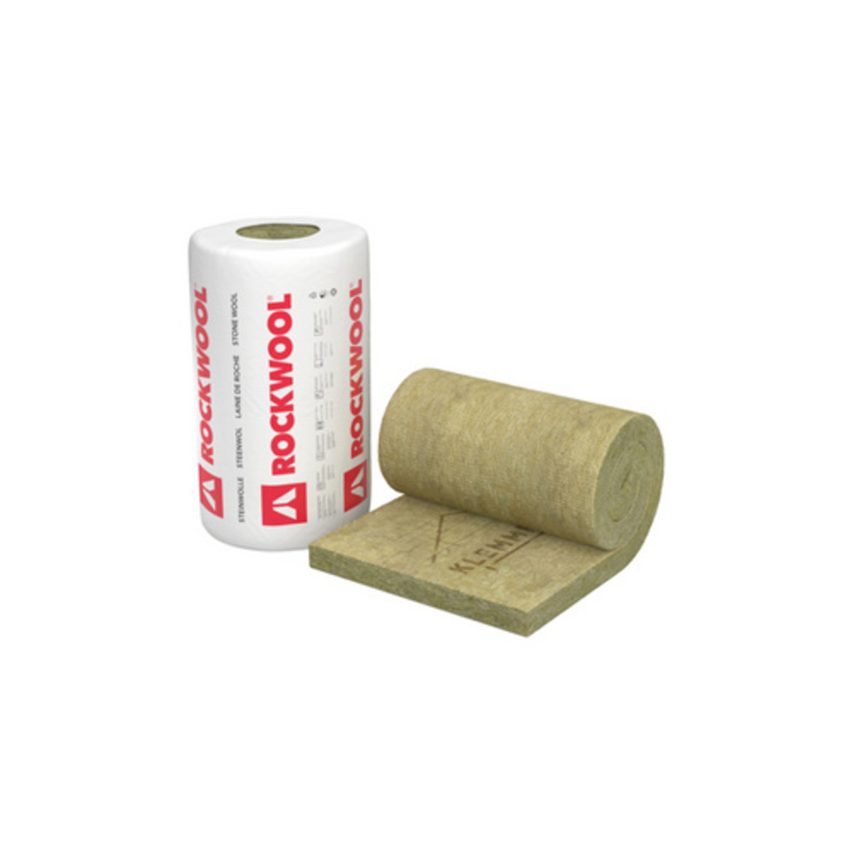 Bild 1 von Rockwool Klemmfilz, BxL: 600 x 1000 mm, Steinwolle - braun