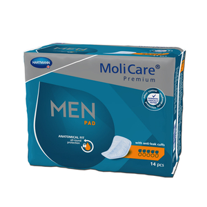 MoliCare Premium MEN Pad, 5 Tropfen, 12x14 Stück