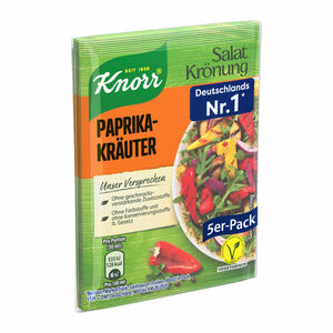 Knorr Salatkrönung Paprika-Kräuter, 5er Pack