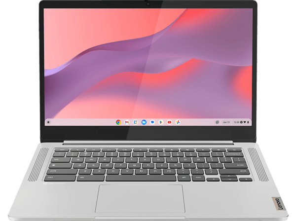 Bild 1 von LENOVO IdeaPad Slim 3, Chromebook, mit 14 Zoll Display, MediaTek Kompanio Prozessor, 4 GB RAM, 64 eMMC, ARM, Mali-G52, Cloud Grey Google Chrome OS