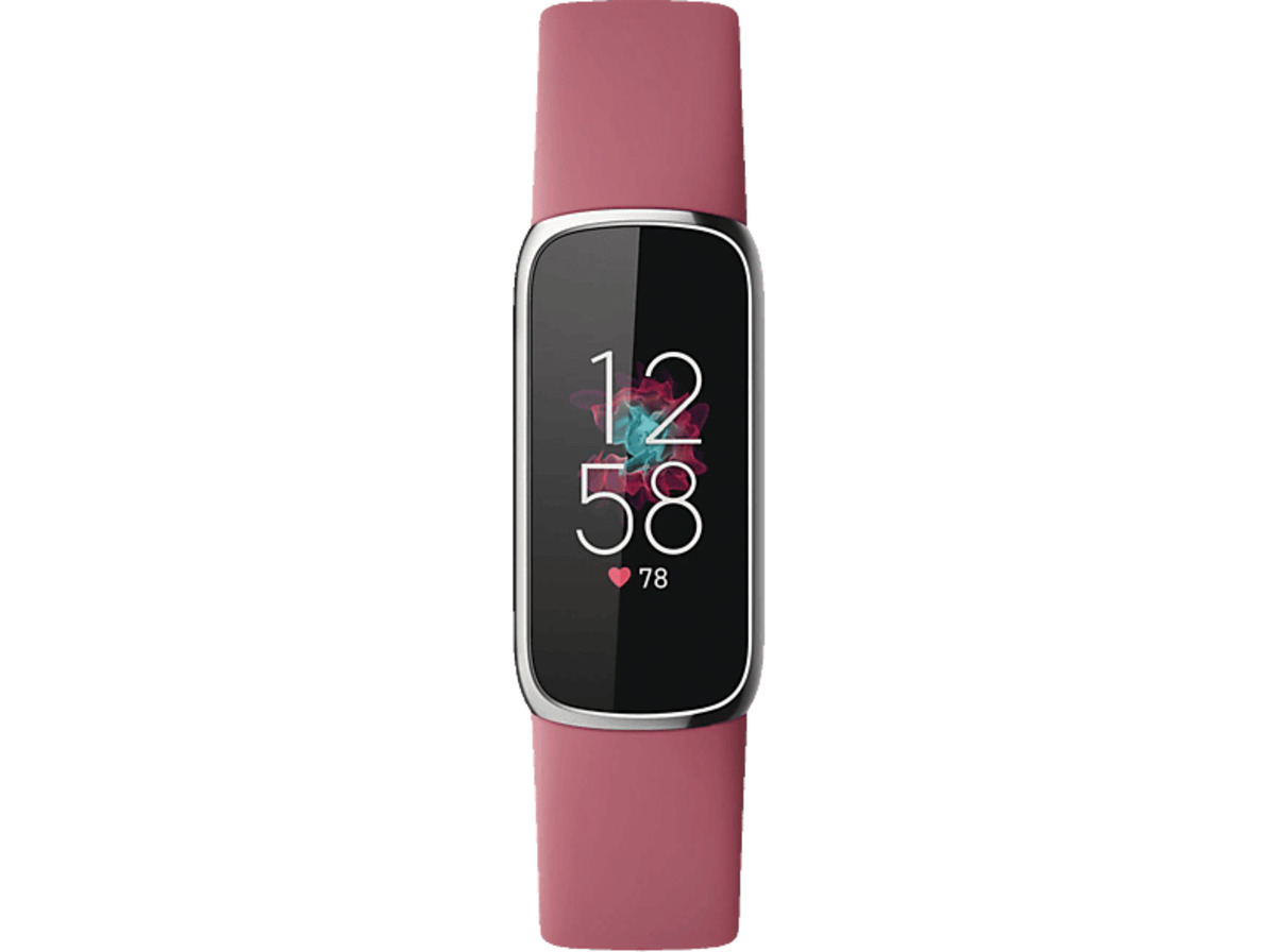 Bild 1 von FITBIT Luxe, Fitness Tracker, S, L, Platin/Rot