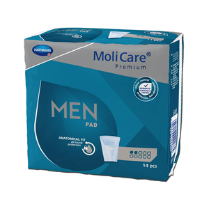 MoliCare Premium MEN Pad, 2 Tropfen, 12x14 Stück
