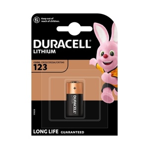 Duracell Foto-Batterie "ULTRA 123", Lithium, 1er-Pack